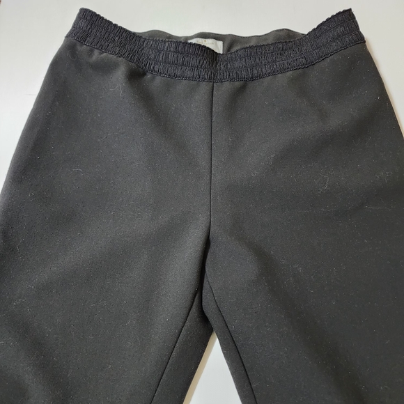 Kate Spade Black Ponte Knit High Rise Side Zip Slim Leg Pants - Picture 4 of 8